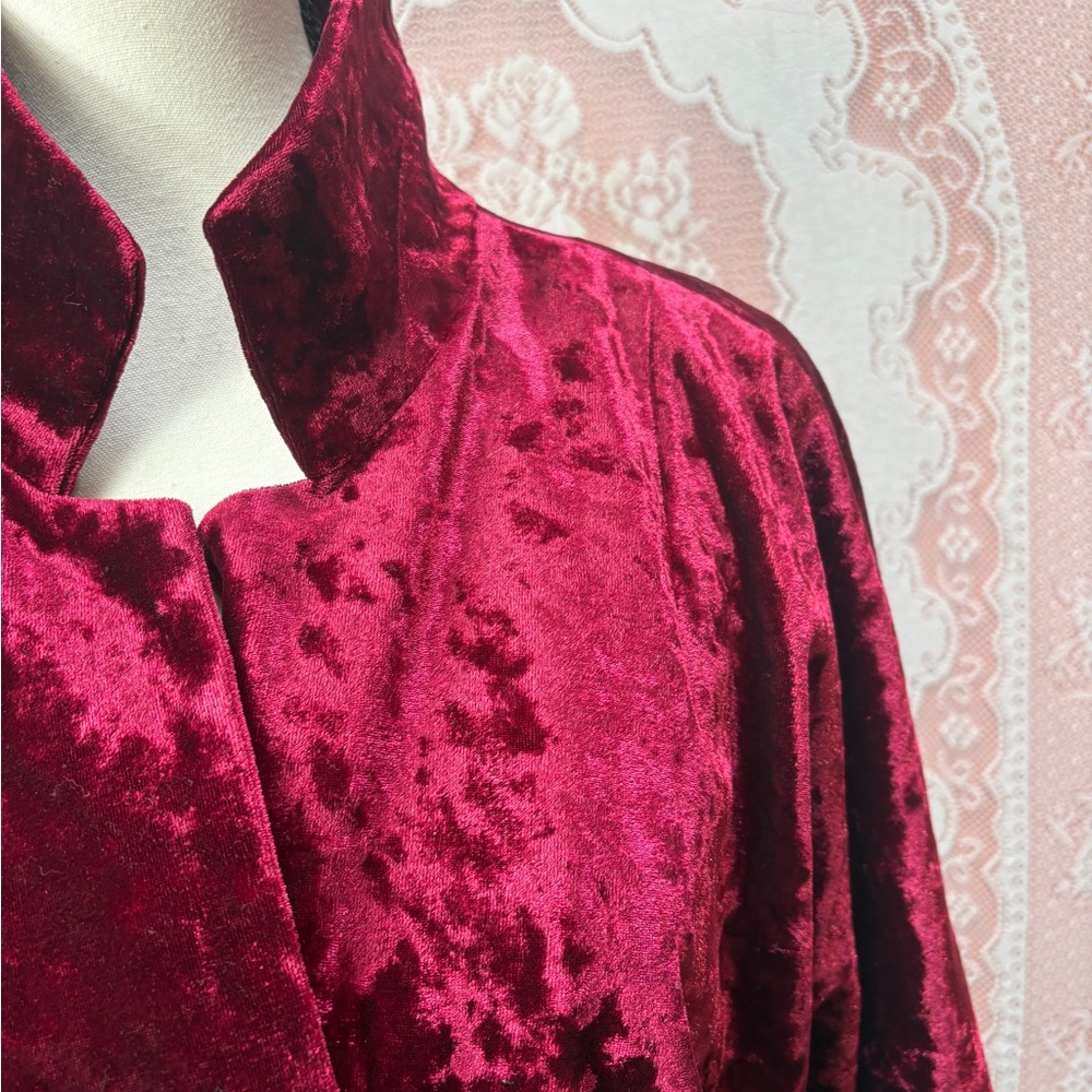 NWT Crimson Velvet Jacket Sz L - Picture 2 of 9
